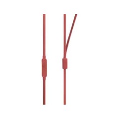 Wired headphones JBL Tune 110 in red color.