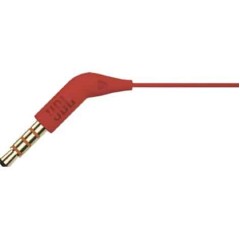 Wired headphones JBL Tune 110 in red color.