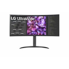 מסך מחשב קעור LG UltraWide 34" UWQHD — שחור