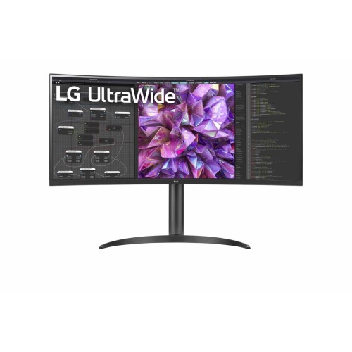 מסך מחשב קעור LG UltraWide 34" UWQHD — שחור