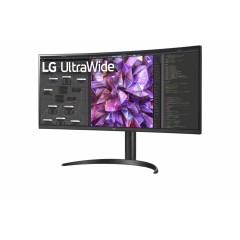 מסך מחשב קעור LG UltraWide 34" UWQHD — שחור