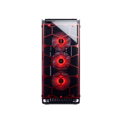 CORSAIR CRYSTAL 570X RGB ATX MID-TOWER CASE RED