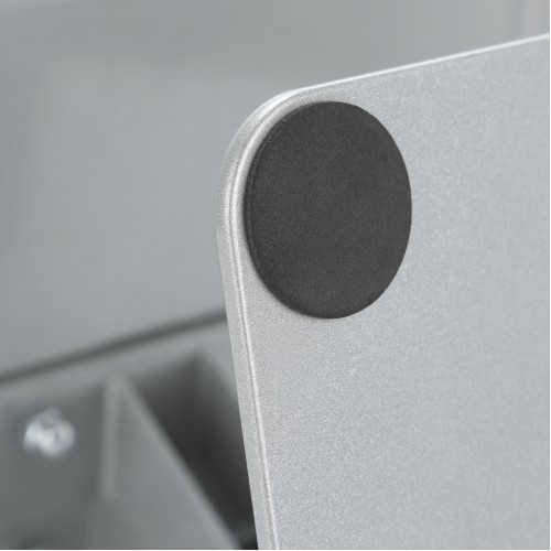 מעמד שולחני למחשב נייד – כסוף