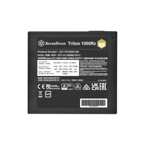 Power Supply SILVERSTONE Triton 1000RZ 1000W 80+ Gold ATX 3.1 Fully Modular