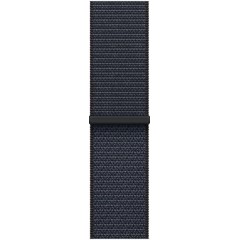 Apple Watch Series 10 GPS 42mm + Cellular in Jet Black Aluminium with Ink Sport Loop — One Size (2024)