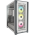 מארז Corsair iCUE 5000X RGB Tempered Glass Mid Tower בצבע לבן