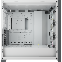 מארז Corsair iCUE 5000X RGB Tempered Glass Mid Tower בצבע לבן