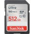 SanDisk Ultra SDXC UHS-I Class-10 memory card with a capacity of 512GB