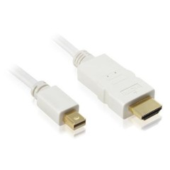 כבל MDP זכר – HDMI  זכר 1.8מ’ פסיבי 4K