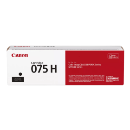 טונר שחור מקורי Canon 075H בתפוקה גבוהה למדפסות Canon i-SENSYS