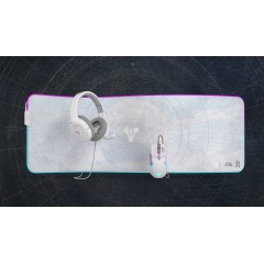 RGB Extended Mousepad and Keyboard Surface Steelseries Qck Prism XL Destiny 2 Edition.