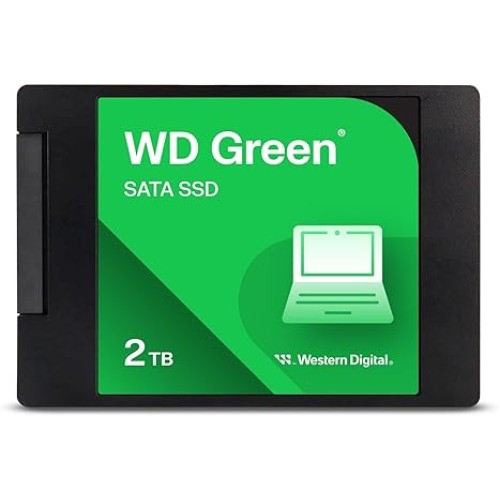 Внутренний твердотельный накопитель WD Green SSD для ПК SATA III емкостью 2 ТБ