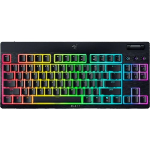 Игровая клавиатура BlackWidow V4 Low-Profile Tenkeyless — механическими переключателями Razer Yellow