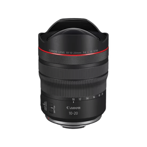 Canon RF 10-20mm F4 L IS USM Lens for Canon RF Mount Cameras — Black