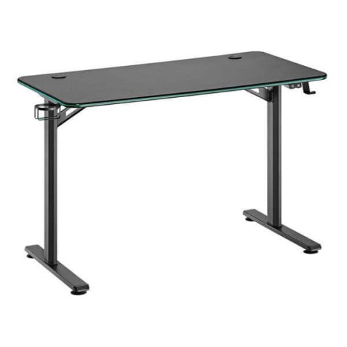 שולחן מחשב גיימינג עם תאורת RGB (1130×600×750 מ״מ) — שחור