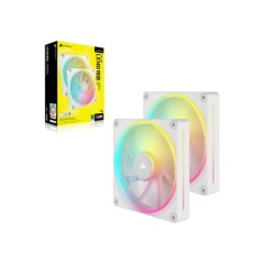 Стартовый комплект вентиляторов CORSAIR iCUE LINK LX140 RGB 140 мм PWM белый (2 шт.)