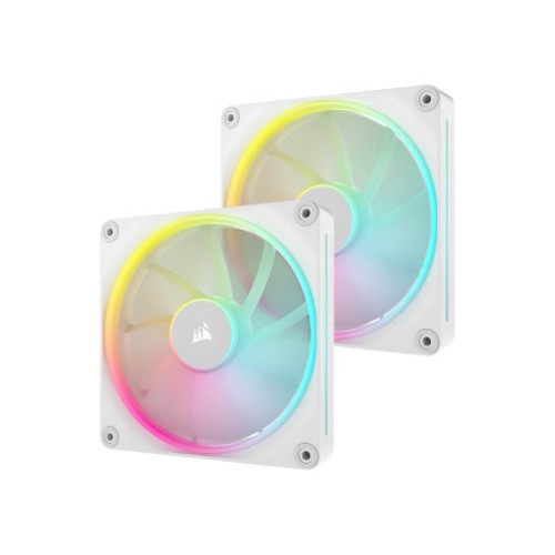 Стартовый комплект вентиляторов CORSAIR iCUE LINK LX140 RGB 140 мм PWM белый (2 шт.)