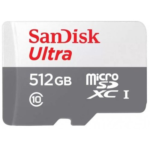 כרטיס זיכרון SanDisk Ultra MicroSDXC כרטיס זיכרון ללא מתאם בנפח 512GB