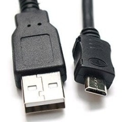 USB 2.0 Cable - Micro USB B, 0.5 Meter Length