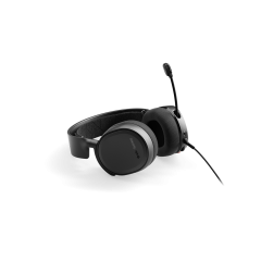 Wired black gaming headphones Steelseries Arctis 3 Surround Sound 7.1 Black.
