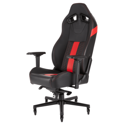 Gaming chair premium CORSAIR T2 ROAD WARRIOR red color.