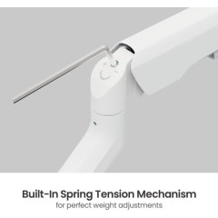 זרוע שולחנית כפולה ל-2 מסכים בגודל 17″–35″