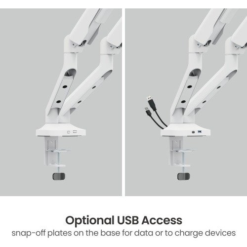 Настольный кронштейн для 2 мониторов размером 17″–35″