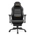 Эргономичное игровое кресло COUGAR Explore Neo Gold Black с выдвижной подставкой для ног — черное