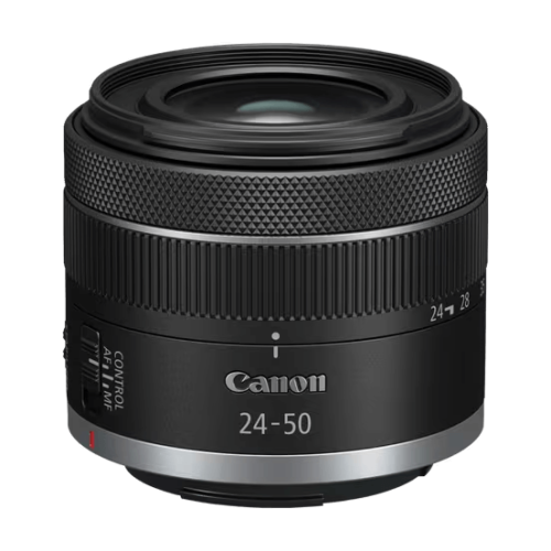 עדשת Canon RF 24-50mm F4.5-6.3 IS STM למצלמות עם תושבת Canon RF — שחור
