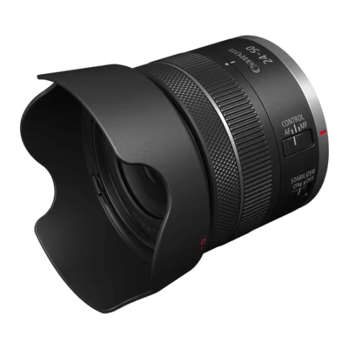 עדשת Canon RF 24-50mm F4.5-6.3 IS STM למצלמות עם תושבת Canon RF — שחור