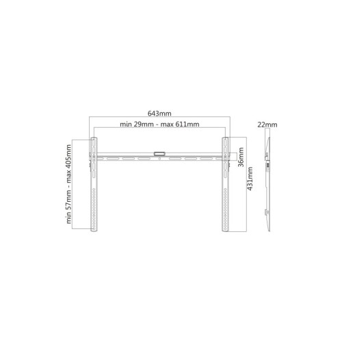 Wall Mount TV Bracket VM-107