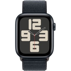 שעון חכם Apple Watch SE GPS + Cellular 44mm עם רצועה Midnight Sport Loop