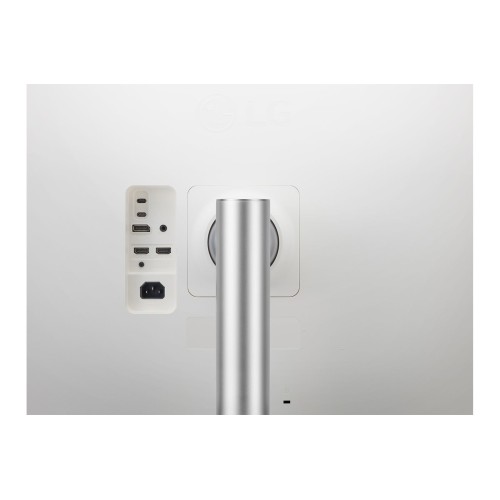 LG 39.7" Curved WUHD Nano IPS LED Monitor — Silver-White