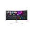 LG 39.7" Curved WUHD Nano IPS LED Monitor — Silver-White