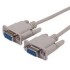 כבל 9 פינים נקבה – נקבה  ארוך 3 מטר Null modem