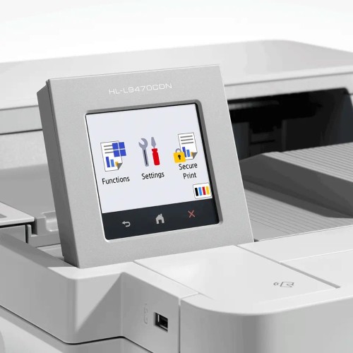 Brother HL-L9470CDN Professional A4 Color Laser Printer with Automatic Duplex Printing — White