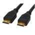 Cable Mini HDMI Male to Male, 1 meter.