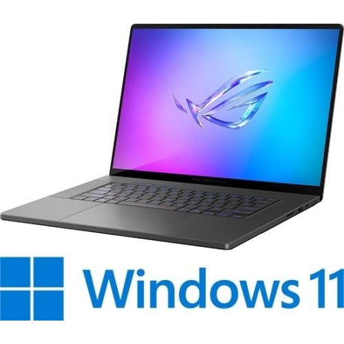 מחשב נייד אסוס Asus ROG Zephyrus G16 OLED 16" U9-285H RTX5070Ti 64GB 2TB — אפור Eclipse Gray (Win 11 Home)