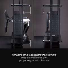 Desktop shelf for organizing gaming accessories