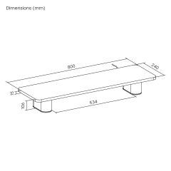 מעמד למסך גיימינג NeoGlow עם תאורת RGB — שחור