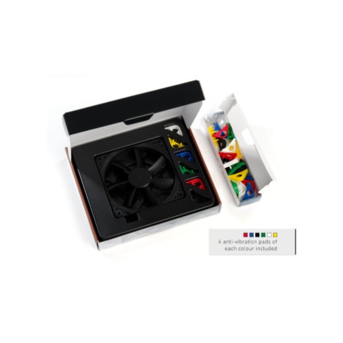 מאוורר NOCTUA NF-S12A PWM CHROMAX.BLACK.SWAP ‏120 מ״מ