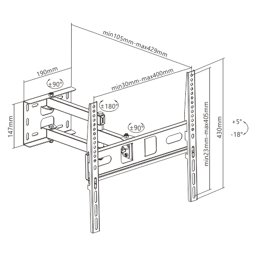 TV Wall Mount Bracket VM-116