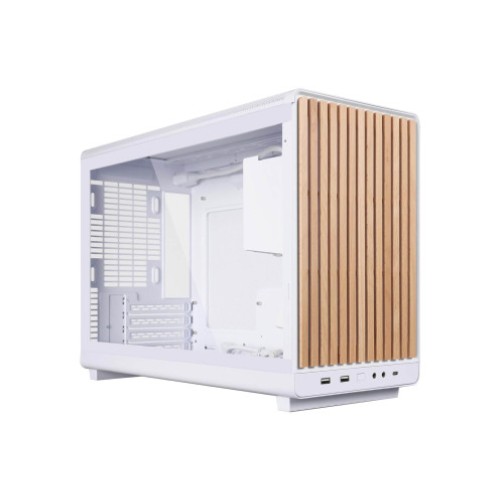 Computer Case LIAN-LI A3 WOOD AND GLASS EDITION WHITE