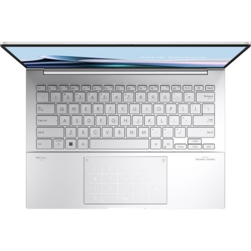 Laptop Asus Zenbook 14 14" i9-285H 32GB 1TB — Foggy Silver + Asus Stylus Pen, case (Win 11 Home)