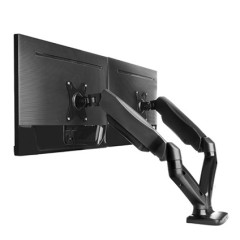 זרוע שולחנית כפולה ל-2 מסכים בגודל 17″–35″