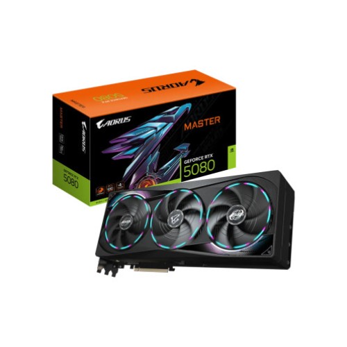 GIGABYTE AORUS GEFORCE RTX 5080 MASTER 16G GV-N5080AORUS M-16GD Graphics Card