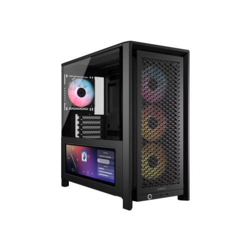 Computer Case CORSAIR FRAME 4000D LCD RS AR RGB PREMIUM - BLACK