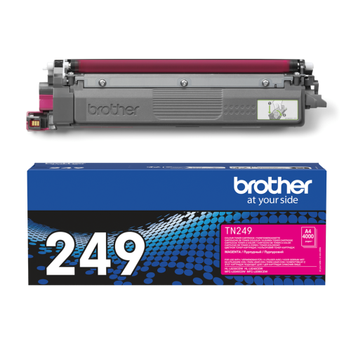 Brother TN-249M Original Super High-Yield Magenta Toner Cartridge for Brother LED Printers