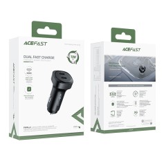 Быстрое автомобильное зарядное устройство B2 72W (USB-Cx2)