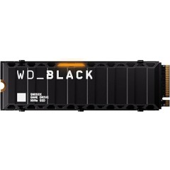 כונן SSD פנימי משחקי WD_BLACK SN850X NVMe עם רדיאטור בנפח 8TB תומך ב-PlayStation 5